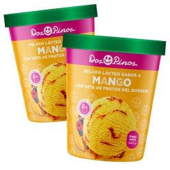 2 Pack Helado Mango Frutos Rojos 1/4 gl