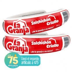 Salchichón Criollo 500 g 2do a ₡75