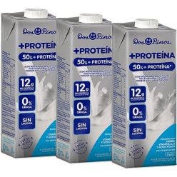 Leche 0% + Proteína UHT 1L - 3 pack