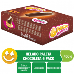 Paleta Chocoleta 75 g 6 Pack
